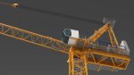 Tower Crane with Concrete Bucket