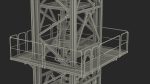 Tower Crane with Concrete Bucket