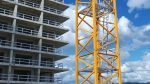 Tower Crane with Concrete Bucket
