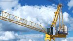Tower Crane with Concrete Bucket