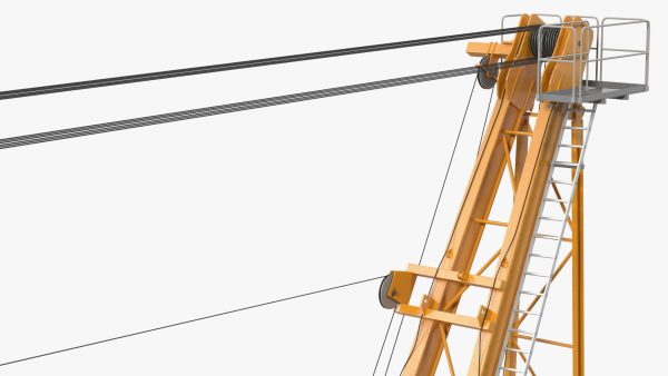 Tower Crane with Concrete Bucket