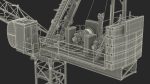 Tower Crane with Concrete Bucket