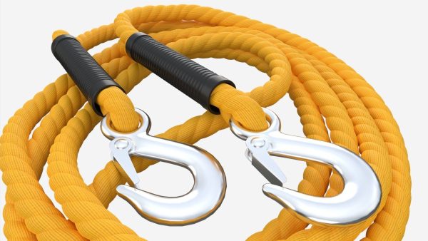 Towing Rope With Metal Hooks