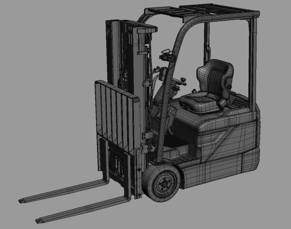 Toyota Comfortably Electric Forklift