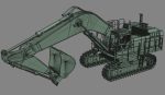 Tracked Excavator Komatsu PC1250