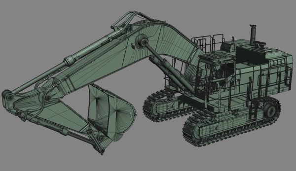 Tracked Excavator Komatsu PC1250