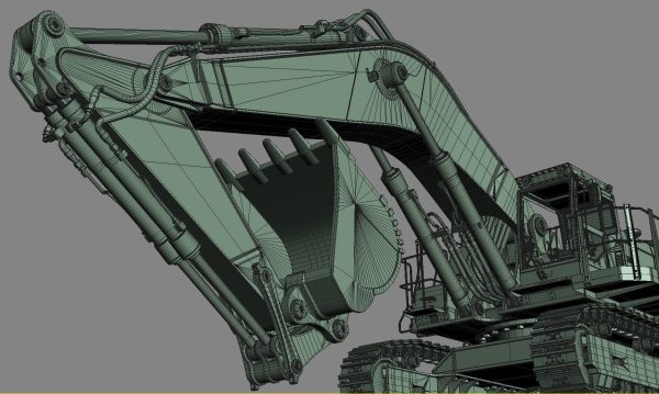 Tracked Excavator Komatsu PC1250