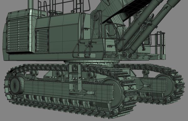Tracked Excavator Komatsu PC1250