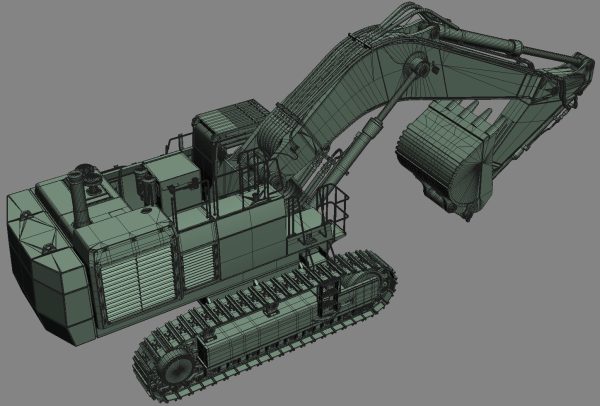 Tracked Excavator Komatsu PC1250