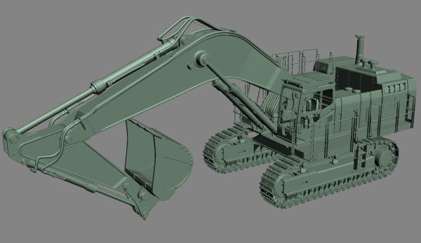Tracked Excavator Komatsu PC1250