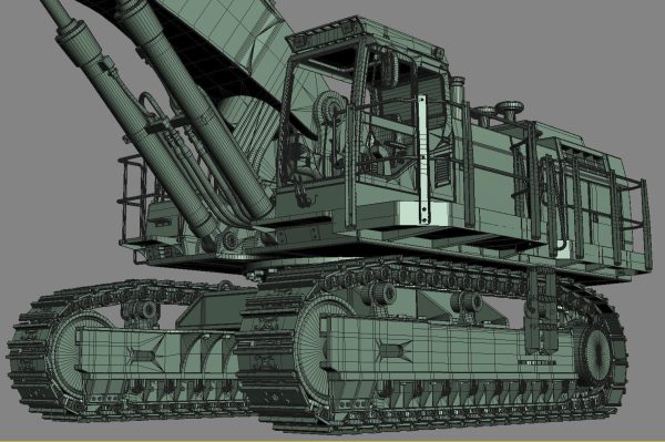 Tracked Excavator Komatsu PC1250
