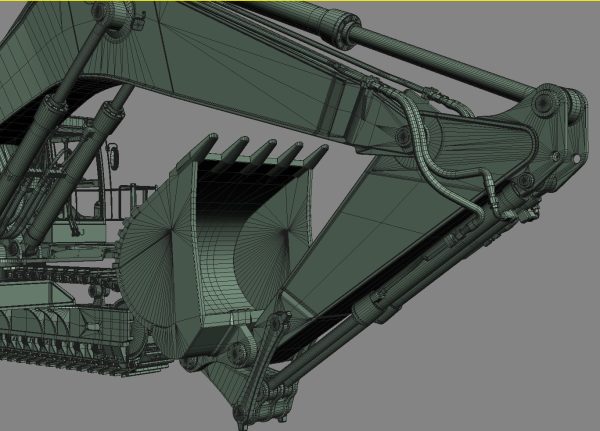 Tracked Excavator Komatsu PC1250