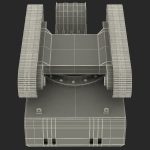 Tracked Excavator Komatsu Rigged