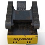 Tracked Excavator Komatsu Rigged