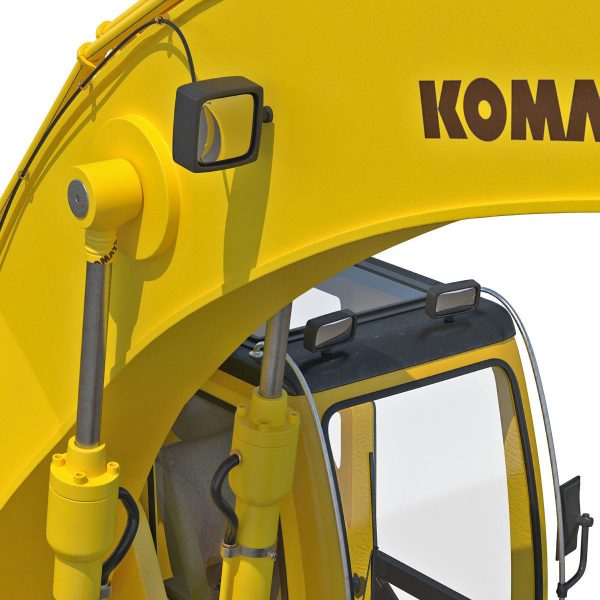 Tracked Excavator Komatsu Rigged