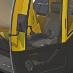 Tracked Excavator Komatsu Rigged