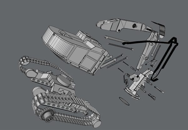 Tracked Feller Buncher