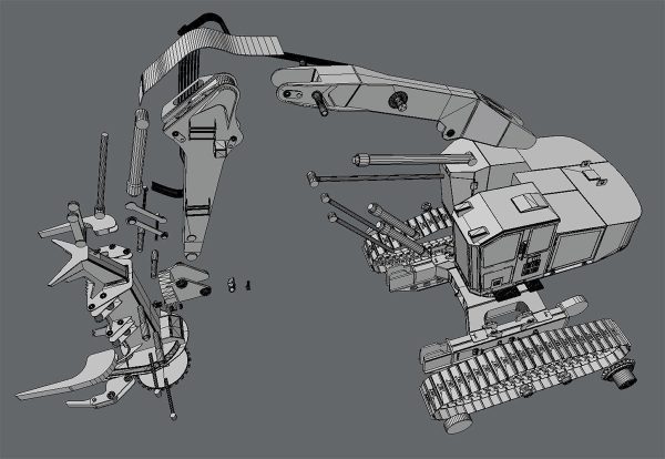 Tracked Feller Buncher