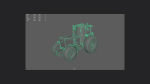 Tractor 3D Model 001