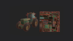 Tractor 3D Model 001