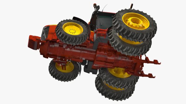 Tractor Dual Wheels Rigged