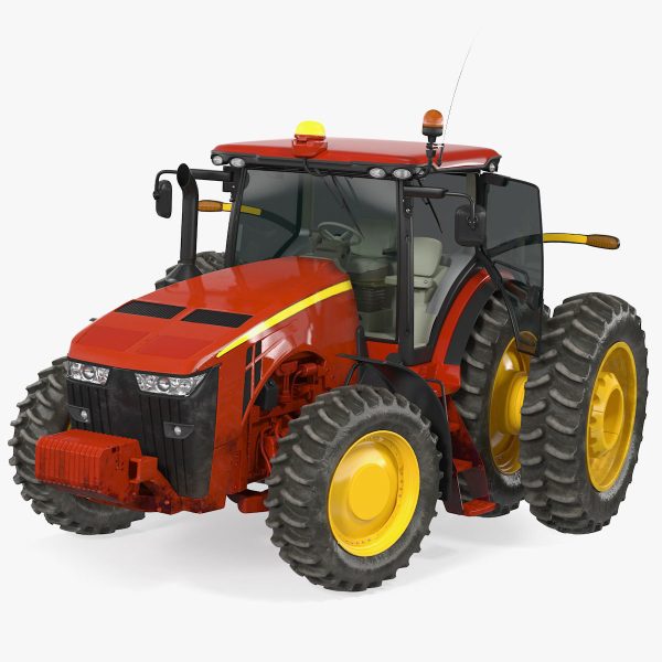 Tractor Dual Wheels Rigged