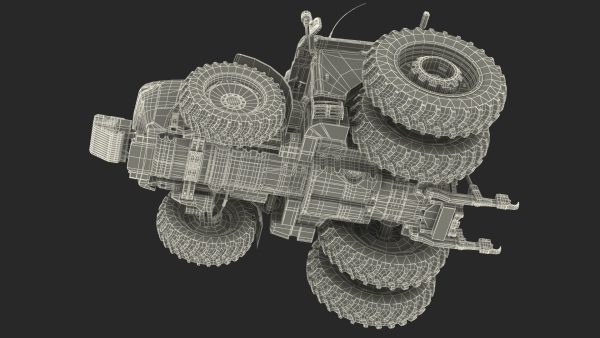 Tractor Dual Wheels Rigged