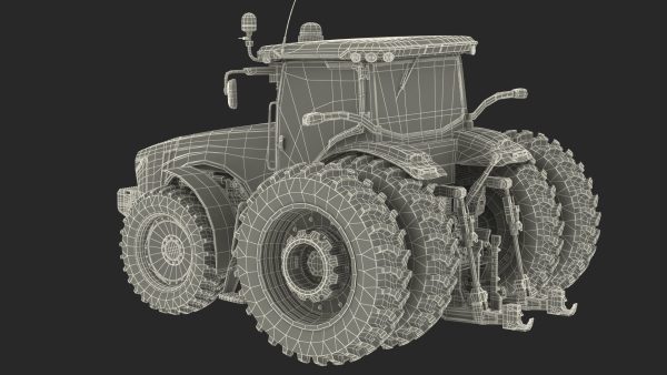 Tractor Dual Wheels Rigged