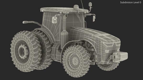 Tractor Dual Wheels Rigged