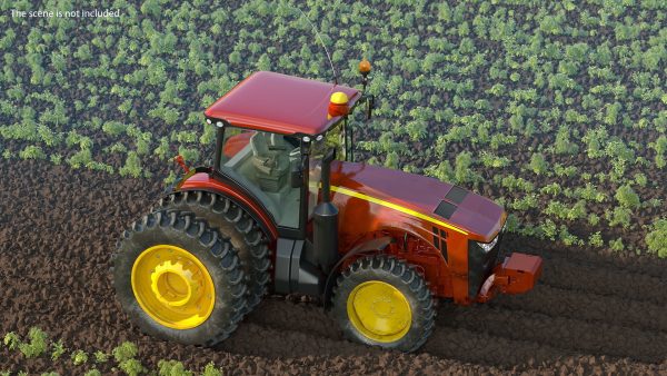 Tractor Dual Wheels Rigged