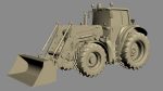 Tractor John Deere 6195M Utility with Loader