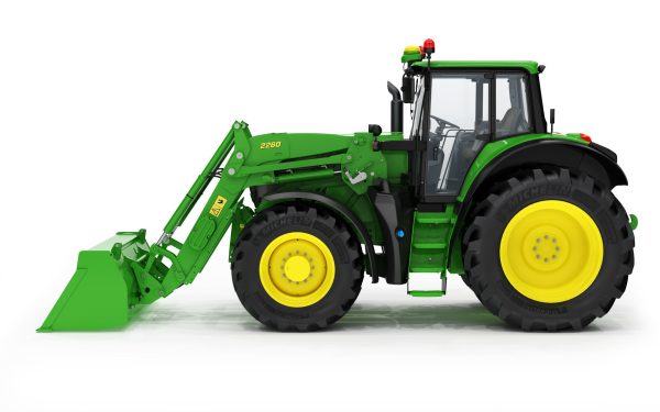 Tractor John Deere 6195M Utility with Loader