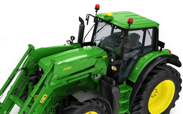 Tractor John Deere 6195M Utility with Loader