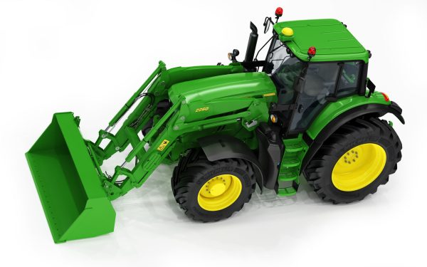 Tractor John Deere 6195M Utility with Loader