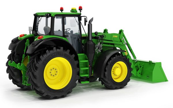 Tractor John Deere 6195M Utility with Loader