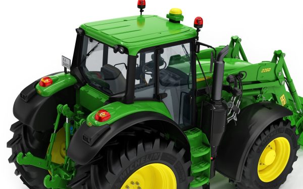 Tractor John Deere 6195M Utility with Loader