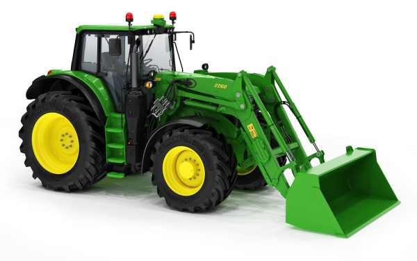 Tractor John Deere 6195M Utility with Loader