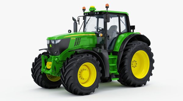 Tractor John Deere 6195M Utility with Loader