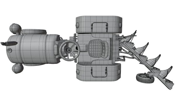 Tractor Plougher