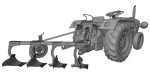 Tractor Plougher