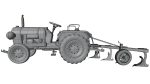 Tractor Plougher