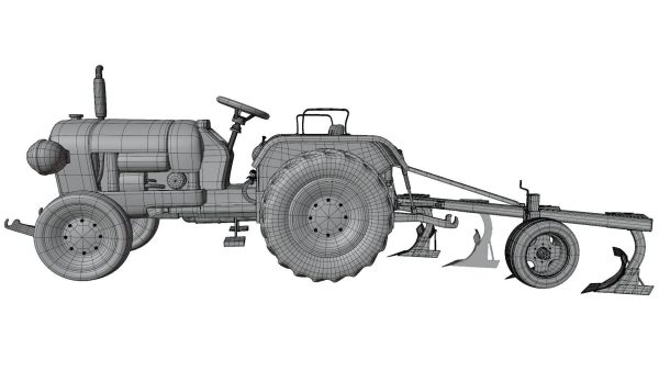 Tractor Plougher
