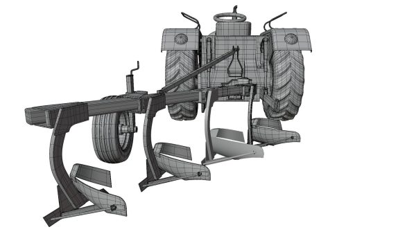 Tractor Plougher