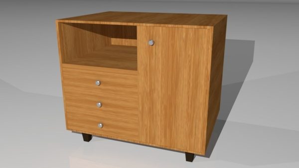 Traditional Wooden Bedside