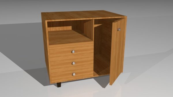 Traditional Wooden Bedside