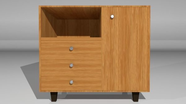 Traditional Wooden Bedside
