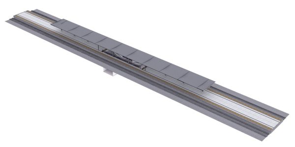 Train platform 3D model