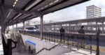 Train platform 3D model