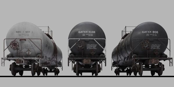 TRAINS  Tank cars 3 liveries