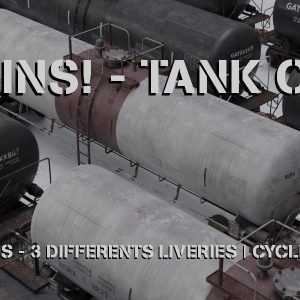 TRAINS Tank cars 3 liveries